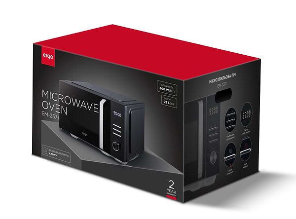 Фото - Мікрохвильова піч (НВЧ) Ergo EM-2371