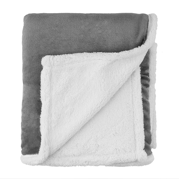 Фото - Плед двуспальный Ardesto Sherpa 160х200 см серый (ART0203SH)