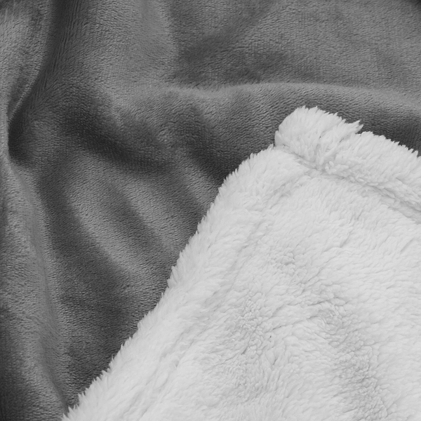 Фото - Плед двуспальный Ardesto Sherpa 160х200 см серый (ART0203SH)