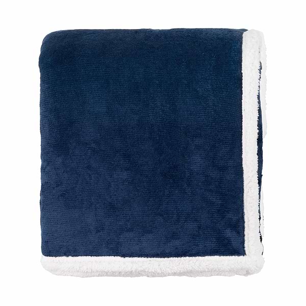 Фото - Плед двуспальный Ardesto Sherpa 160х200 см синий темный (ART0204SH)