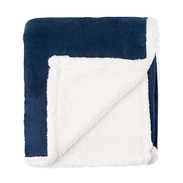 Фото - Плед двуспальный Ardesto Sherpa 160х200 см синий темный (ART0204SH)