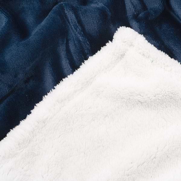 Фото - Плед двуспальный Ardesto Sherpa 160х200 см синий темный (ART0204SH)