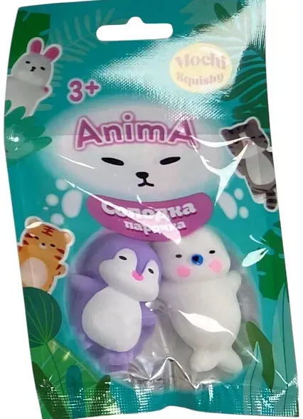 Фото - Стретч-антистрес Monster Gum mochі squishy Солодка парочка в асортименті (SK25002)