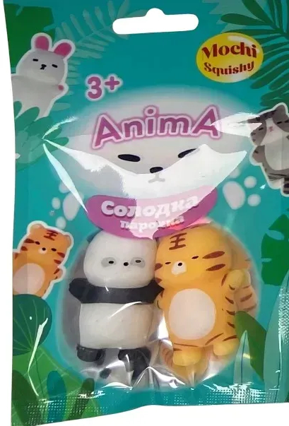 Фото - Стретч-антистрес Monster Gum mochі squishy Солодка парочка в асортименті (SK25002)