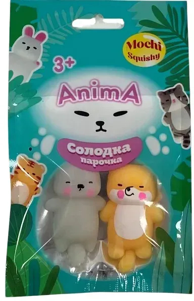 Фото - Стретч-антистрес Monster Gum mochі squishy Солодка парочка в асортименті (SK25002)