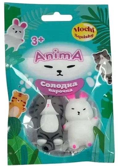 Фото - Стретч-антистрес Monster Gum mochі squishy Солодка парочка в асортименті (SK25002)