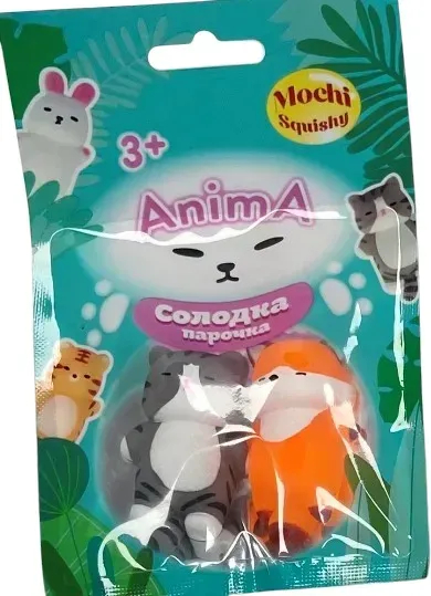 Фото - Стретч-антистрес Monster Gum mochі squishy Солодка парочка в асортименті (SK25002)