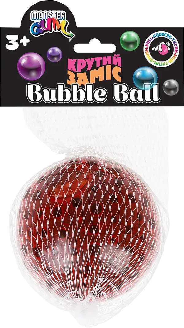Фото - Стретч-антистрес Monster Gum Крутий заміс Баблболл 7 см (T24575)