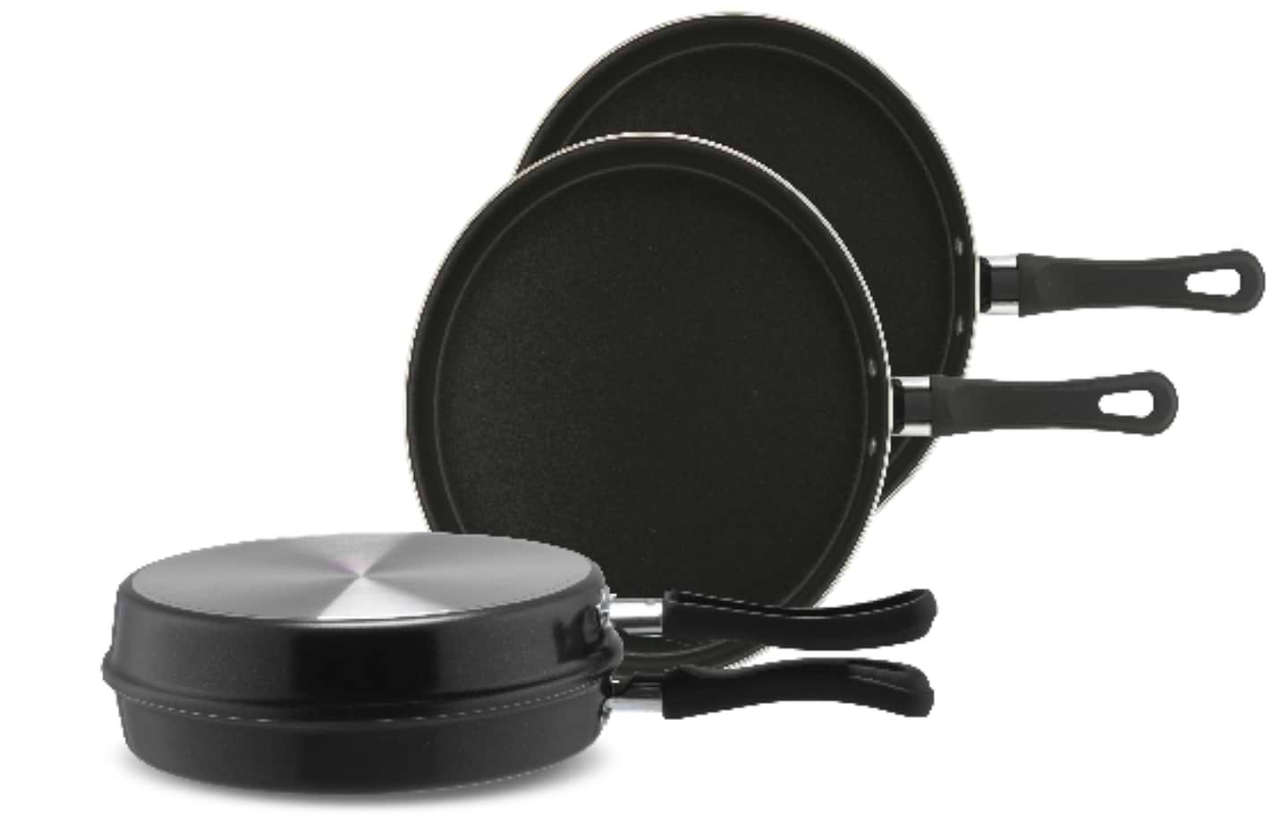 Сковорода універсальна Piardi Home DUEG2425NE02 для омлету 24 см - Фото 1