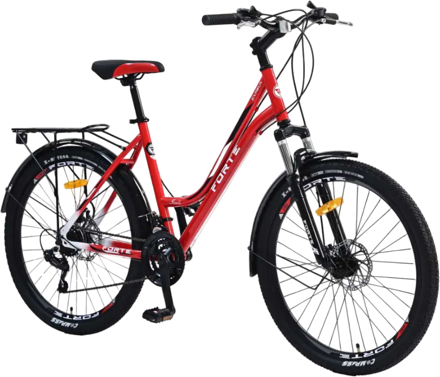 Двухколёсный велосипед Forte EVRIKA 25.2619-03A Red