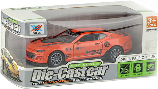 Фото - Колекційна машинка 1:32 XU YE інерційна HORNET світло звук в асортименті (K175B12)