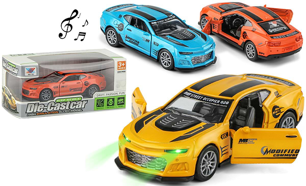 Фото - Колекційна машинка 1:32 XU YE інерційна HORNET світло звук в асортименті (K175B12)