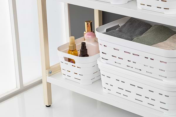 Фото - Корзина для хранения Idea Home Pyramid White б/кр. 24x17,5x16 см (00612 White)