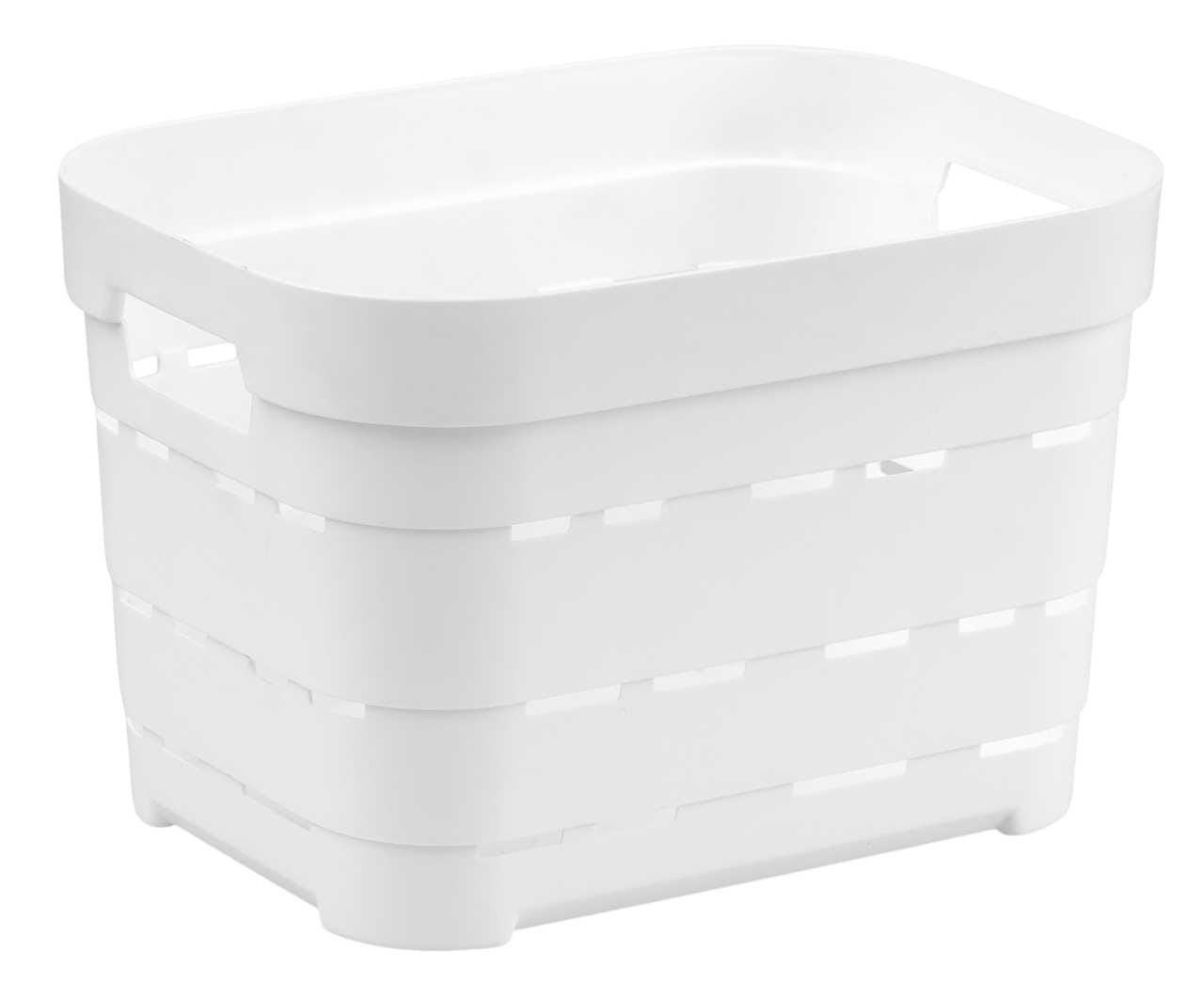Корзина для зберігання Idea Home Pyramid White б/кр. 24x17,5x16 см (00612 White)