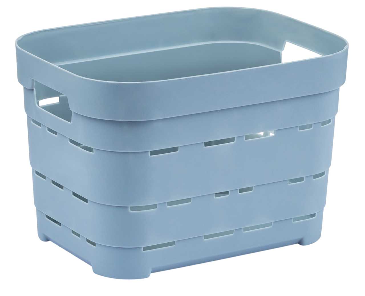 Корзина для хранения Idea Home Pyramid Blue б/кр. 24x17,5x16 см (00612 Blue) - Фото 1