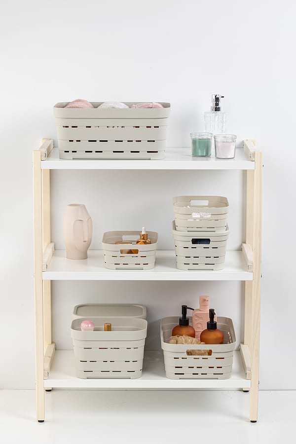 Фото - Корзина для хранения Idea Home Pyramid Bej б/кр. 36x24x16 см (00616 Bej)