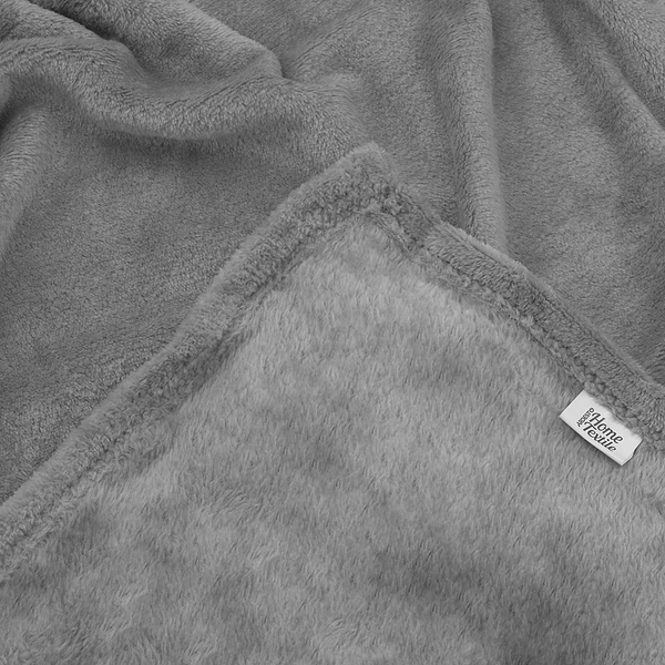 Фото - Плед двуспальный Ardesto Flannel 160х200 см серый светлый (ART0227SB)