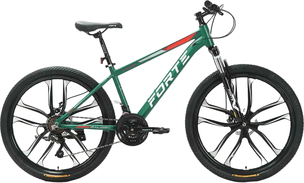 Двухколёсный велосипед Forte FALCON 25.2615-02S, к26" р15" Green