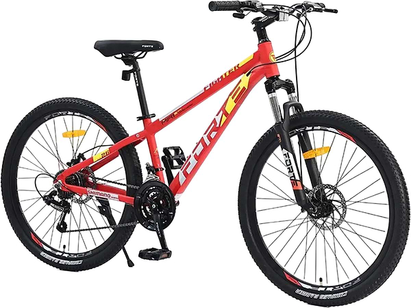 Фото - Двоколісний велосипед Forte Fighter 12"/24" Red/Yellow Фото - Двоколісний велосипед Forte Fighter 12"/24" Red/Yellow