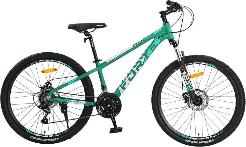 Двухколёсный велосипед Forte FIGHTER 25.2613-05S, к26" р13" Green