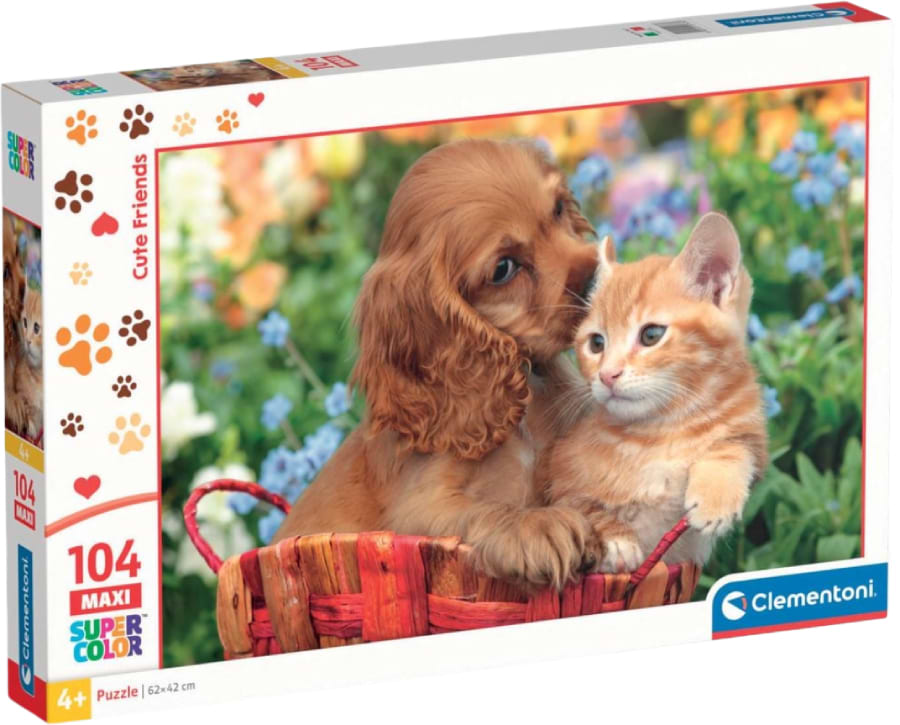 Купить Пазлы (3-4 года) Clementoni Noli Cute Friends серия MAXI 104 эл. (25763) - Фото 1 Пазлы (3-4 года) Clementoni Noli Cute Friends серия MAXI 104 эл. (25763) - Фото 1