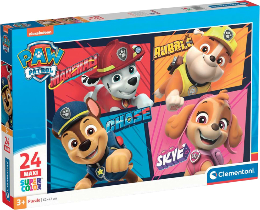 Пазли (3-4 роки) Clementoni Paw Patrol New серія MAXI 24 ел. (24238) - Фото 1