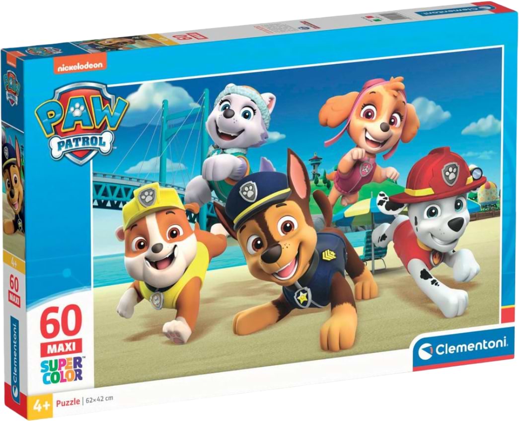 Пазли (3-4 роки) Clementoni Superhero Paw Patrol серія MAXI 60 ел. (26591) - Фото 1