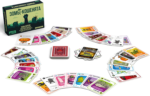 Фото - Настольная игра (8+) Rozum ВЗРЫВНЫЕ КОТЯТА: Зомби-котята (R097UA)