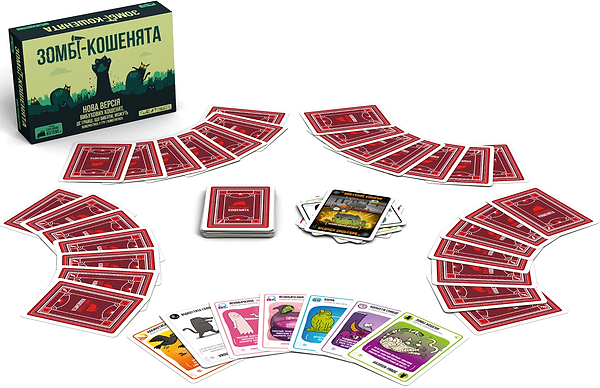 Фото - Настольная игра (8+) Rozum ВЗРЫВНЫЕ КОТЯТА: Зомби-котята (R097UA)