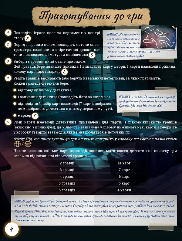 Фото - Настольная игра (8+) Rozum Паранормальные детективы (R010UA)