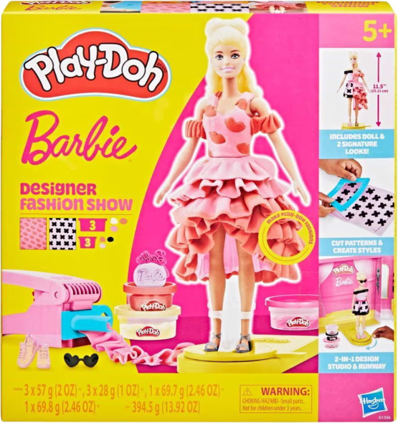 Наборы для лепки Hasbro Play-Doh Барби. Показ моды (G1356)