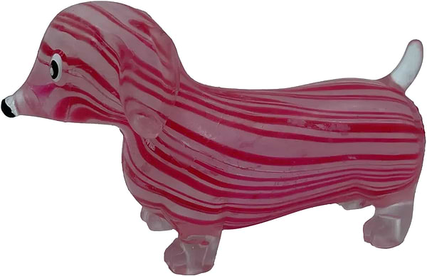 Фото - Уценка - Антистресс игрушка Monster Gum Крутой замес - Marble Sausage Dog в ассортименте (38979)