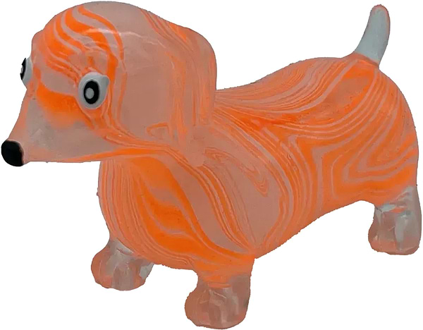 Фото - Уценка - Антистресс игрушка Monster Gum Крутой замес - Marble Sausage Dog в ассортименте (38979)