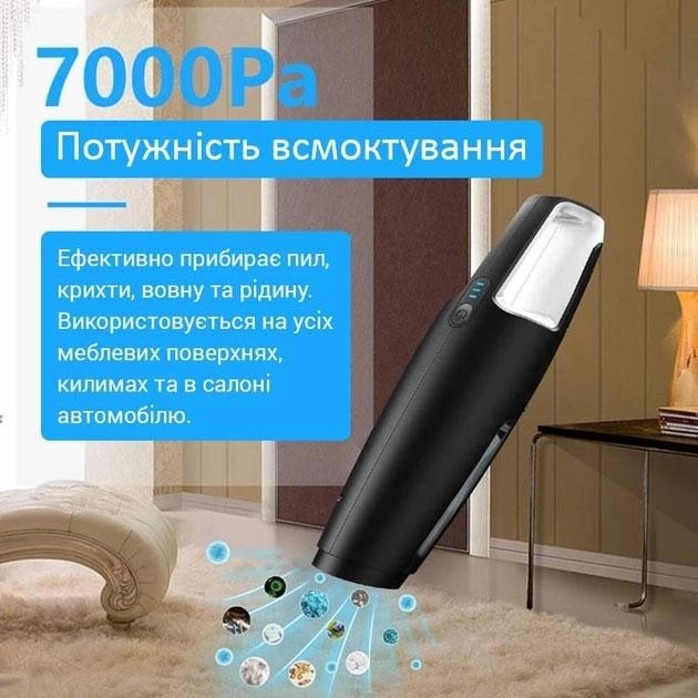 Фото - Пылесос ручной для автомобиля INSPIRE IS-7000 Black (65867232)