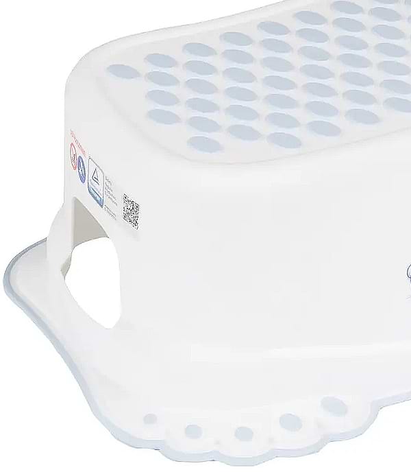 Фото - Подставка детская под умывальник Tega Baby Зайчики с антискользящей резиной Белый (KR-006-103)