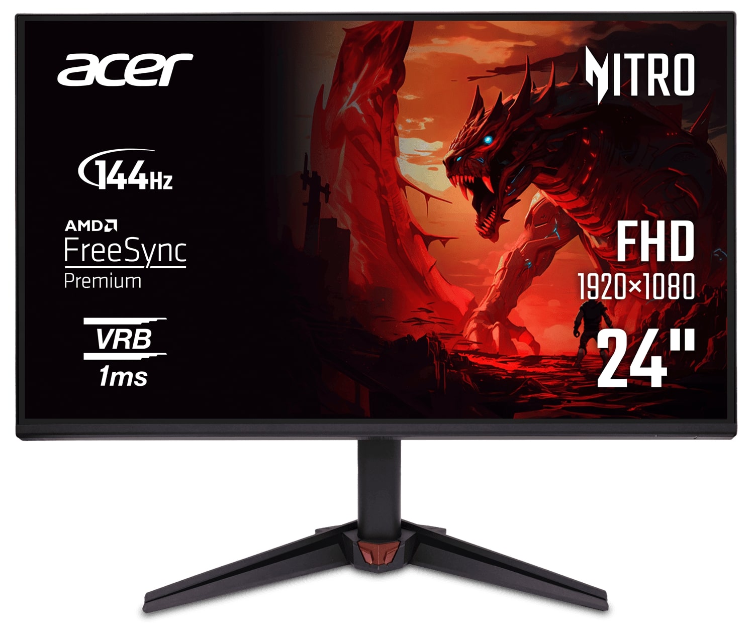 Купить Монитор Acer Nitro VG240YP6bip (UM.QV0EE.609) - Фото 1 Монитор Acer Nitro VG240YP6bip (UM.QV0EE.609) - Фото 1