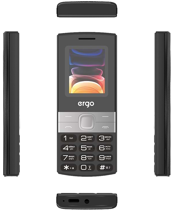 Фото - Мобильный телефон Ergo B185 Dual Sim Black