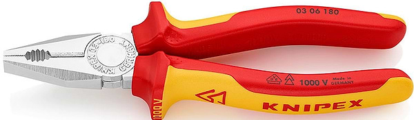 Фото - Плоскогубцы KNIPEX комбинированные (03 06 180)