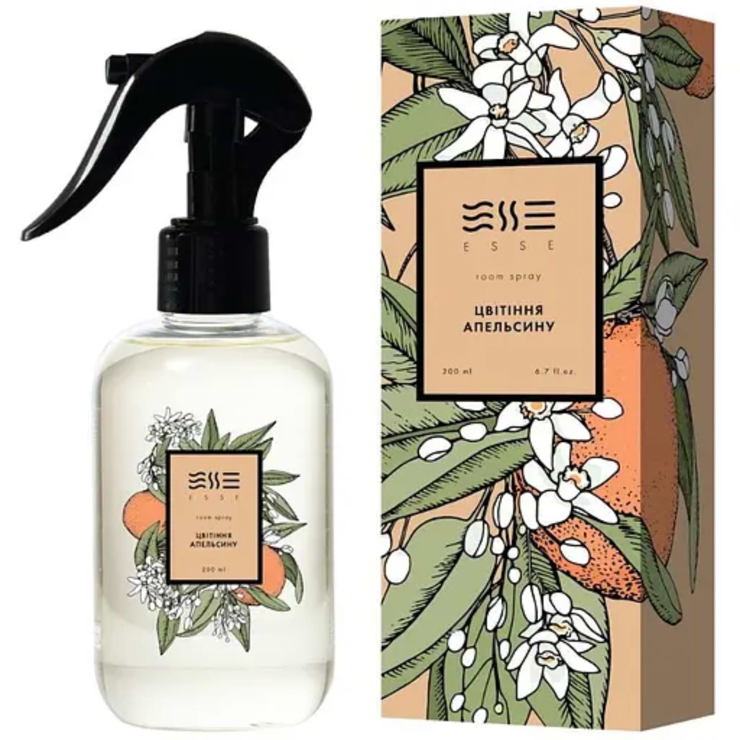 Освежитель воздуха спрей Esse Home Рум спрей Цветение апельсина 200 мл (4820288090755)