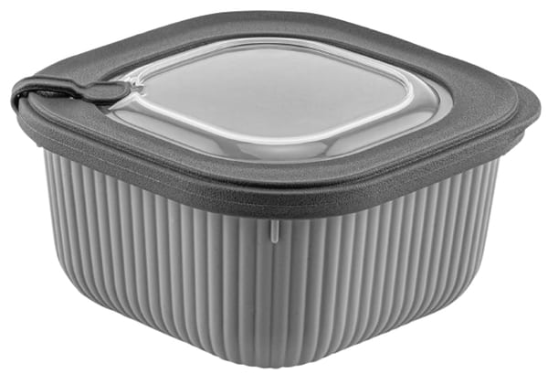 Фото - Ємність для зберігання Idea Home Line Box Gray 1.8л (00683 Gray)