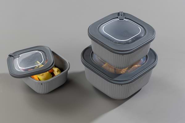 Фото - Ємність для зберігання Idea Home Line Box Gray 1.8л (00683 Gray)