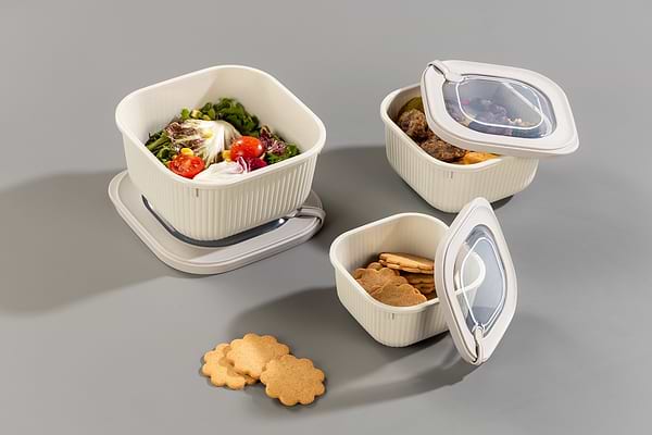 Фото - Набор емкостей для хранения Idea Home Line Box Bej 0.6/1.1/1.8 (00685 Bej)