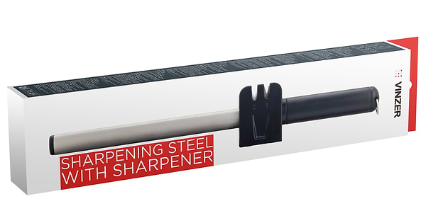 Фото - Точилка кухонных ножей Vinzer 3 в 1 (50290)