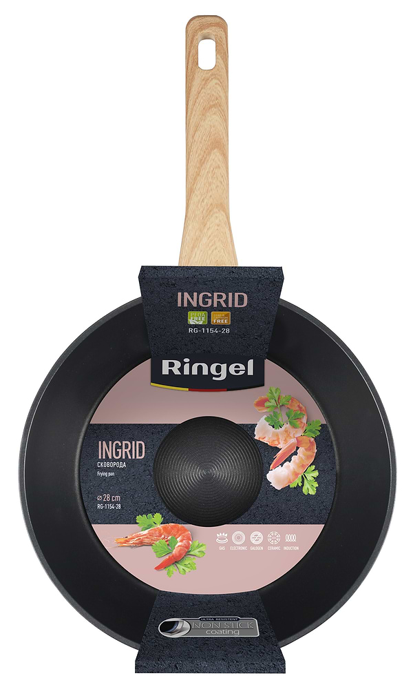 Фото - Сковорода універсальна Ringel Ingrid 28 см (RG-1154-28)