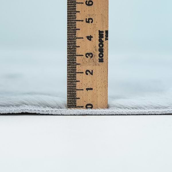 Фото - Набор ковров с эко-мехом DarianA Moon 50х60+60х90 см Светло-серый (1000009443)