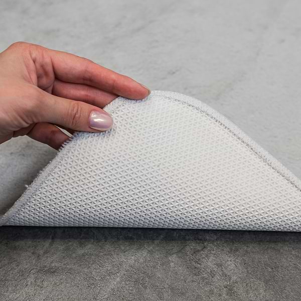 Фото - Набор ковров с эко-мехом DarianA Moon 50х60+60х90 см Светло-серый (1000009443)