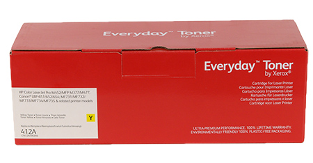 Картридж-тонер Xerox Everyday совместимый аналог HP CF412A (410A), Canon 046 yellow (006R03698)