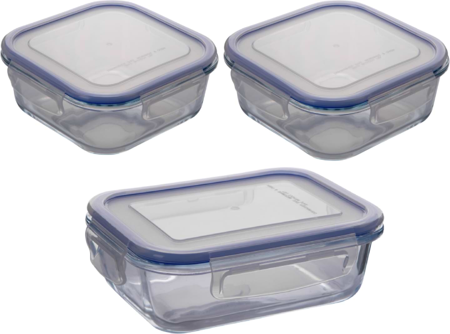 Набір ємностей для зберігання Ecomo NOVA BOX 510 мл +800 мл+1410 мл (FC-T3-LL) - Фото 1