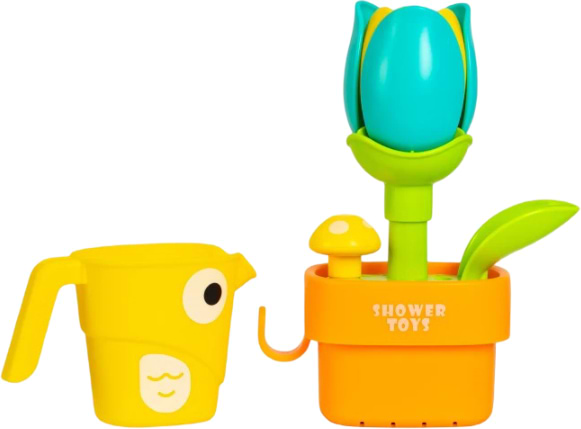 Іграшка для ванної Baby Team Чарівна квітка (9031_квітка блакитна)