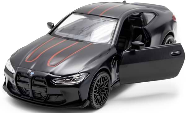 Фото - Коллекционный легковой транспорт TechnoDrive BMW M4 CSL 2023 черный (250435U)